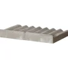Feuerbeton Bodenplatte für Grillkamin grau 50 x 7 x 33 cm