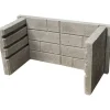 Feuerfester Einsatz für Grillbar 66,5 x 29 x 5 cm 3-teilig