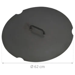 Feuerschale schwarz Ø 62 cm