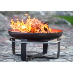 Feuerschale 'Viking' schwarz Ø 80 x 36 cm