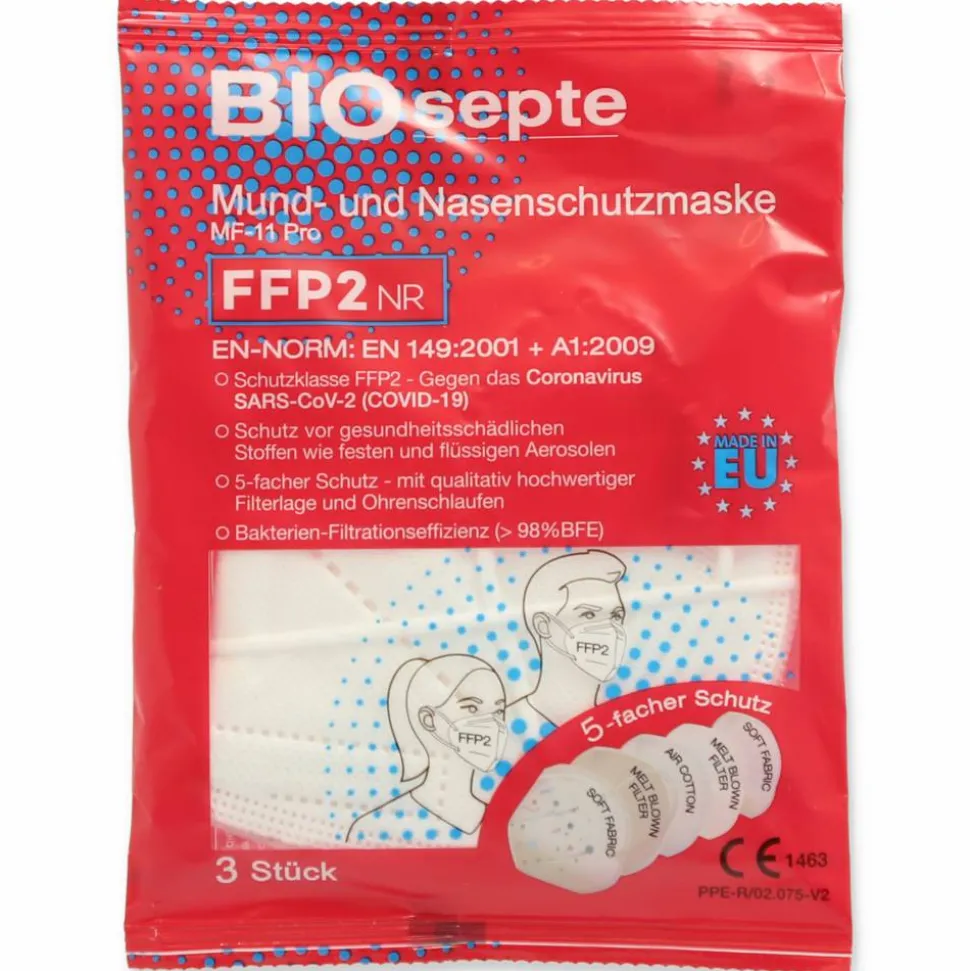 FFP2-Atemschutzmaske, 3 Stück