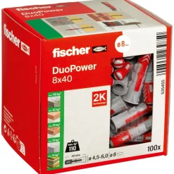 fischer DUOPOWER 8 x 40 LD 100 Stück