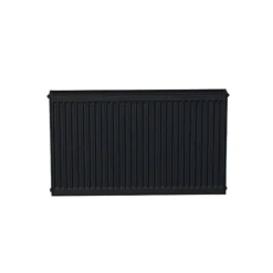 Flachheizkörper 'DK 22' schwarz 60 x 120 cm