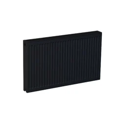 Flachheizkörper 'DK 22' schwarz 60 x 120 cm