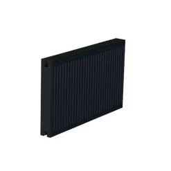 Flachheizkörper 'DK 22' schwarz 60 x 120 cm
