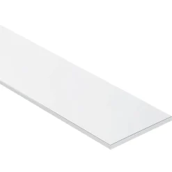 Flachstange Aluminium chromfarben 0,2 x 3 x 100 cm