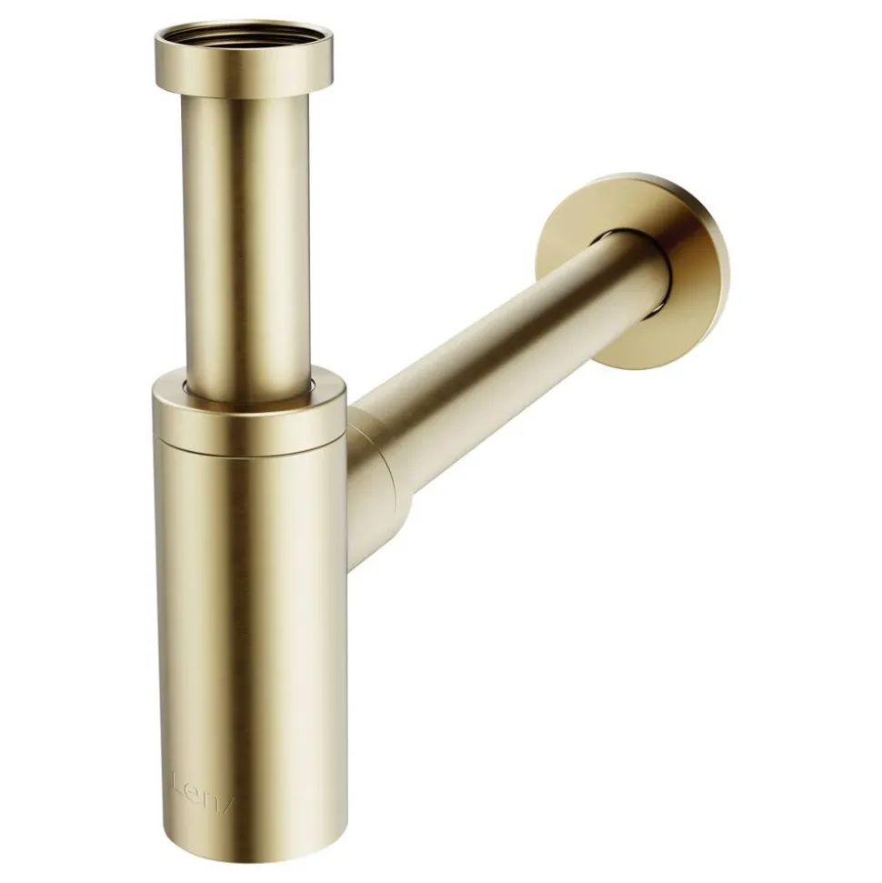 Flaschensiphon 'Juri' gold, 1 1/4" x Ø 32 mm