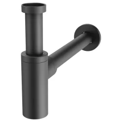 Flaschensiphon 'Juri' schwarz matt, 1 1/4" x Ø 32 mm
