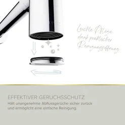 Flaschensiphon 'Juri' verchromt, 1 1/4