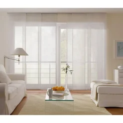 Flächenvorhang 'Basic' 60 x 245 cm, weiß