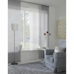 Flächenvorhang 'Entry' 60 x 245 cm, grau