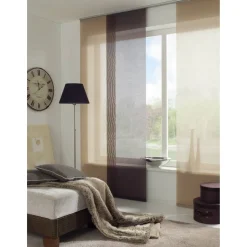 Flächenvorhang 'Entry' 60 x 245 cm, taupe
