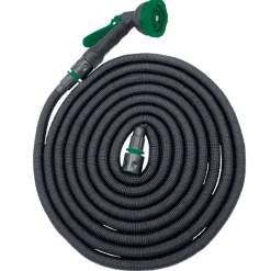 Flex-Gartenschlauch mit Multifunktionsbrause 5-15 m