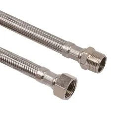Flexibler Anschlussschlauch Edelstahl 3/8"AG x 3/8"IG, 1000 mm