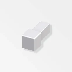 Fliesenecke quadratisch silbern 0,8 cm