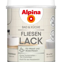 Fliesenlack 2K Kreidefelsen seidenmatt 750 ml