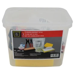 Fliesenlegerset 9-teilig im Eimer