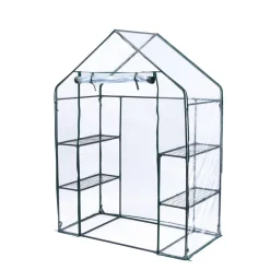 Foliengewächshaus 'Mara' transparent/grün 73 x 195 x 143 cm
