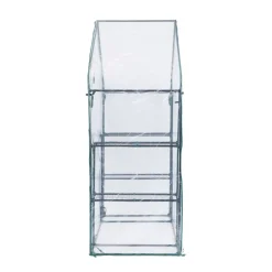 Foliengewächshaus 'Mara' transparent/grün 73 x 195 x 143 cm