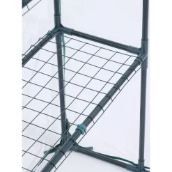Foliengewächshaus 'Mara' transparent/grün 73 x 195 x 143 cm