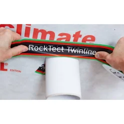 Folienklebeband 'Rocktect Twinline' 6 cm x 25 m dehnbar, innen/außen