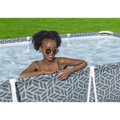 Frame-Pool 'Steel Pro' 366 x 201 x 66 cm mit Filterpumpe