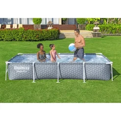 Frame-Pool 'Steel Pro' 366 x 201 x 66 cm mit Filterpumpe