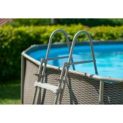 Frame-Pool-Set 'Active Frame' Ø 457 x 106 cm mit Einstiegsleiter und Filterpumpe