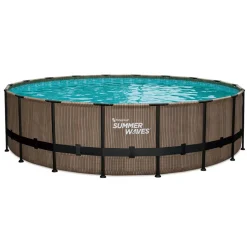 Frame-Pool-Set 'Elite' Ø 549 x 132 cm mit Einstiegsleiter und Filterpumpe