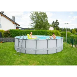 Frame-Pool-Set 'Elite Frame' Ø 549 x 132 cm mit Filterpumpe und Sicherheitsleiter