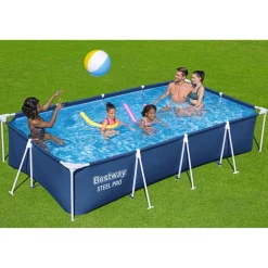 Frame-Pool-Set 'Steel Pro™' 400 x 211 x 81 cm mit Filterpumpe