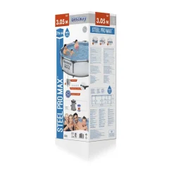 Frame-Pool-Set 'Steel Pro Max' Ø 305 x 76 cm mit Kartuschenfilter