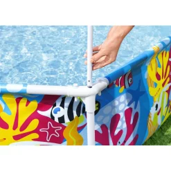 Frame-Pool-Set 'Steel Pro Splash-in-Shade' Ø 183 x 51 cm mit Sonnenschutzdach