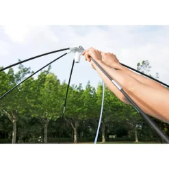 Frame-Pool-Set 'Steel Pro Splash-in-Shade' Ø 183 x 51 cm mit Sonnenschutzdach