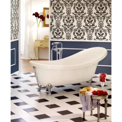 Freistehende Badewanne "Azur" weiß 174,5 x 83 cm