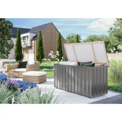 Freizeitbox 'Alumee 2' Metall graualuminium 172 x 82 cm