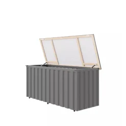 Freizeitbox 'Alumee 2' Metall graualuminium 172 x 82 cm