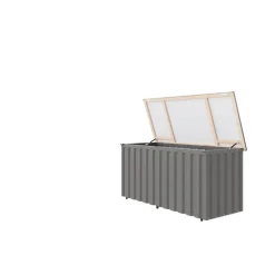 Freizeitbox 'Alumee 2' Metall graualuminium 172 x 82 cm