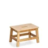 Fußbank Bambus naturfarben 38,5 x 25 x 26 cm