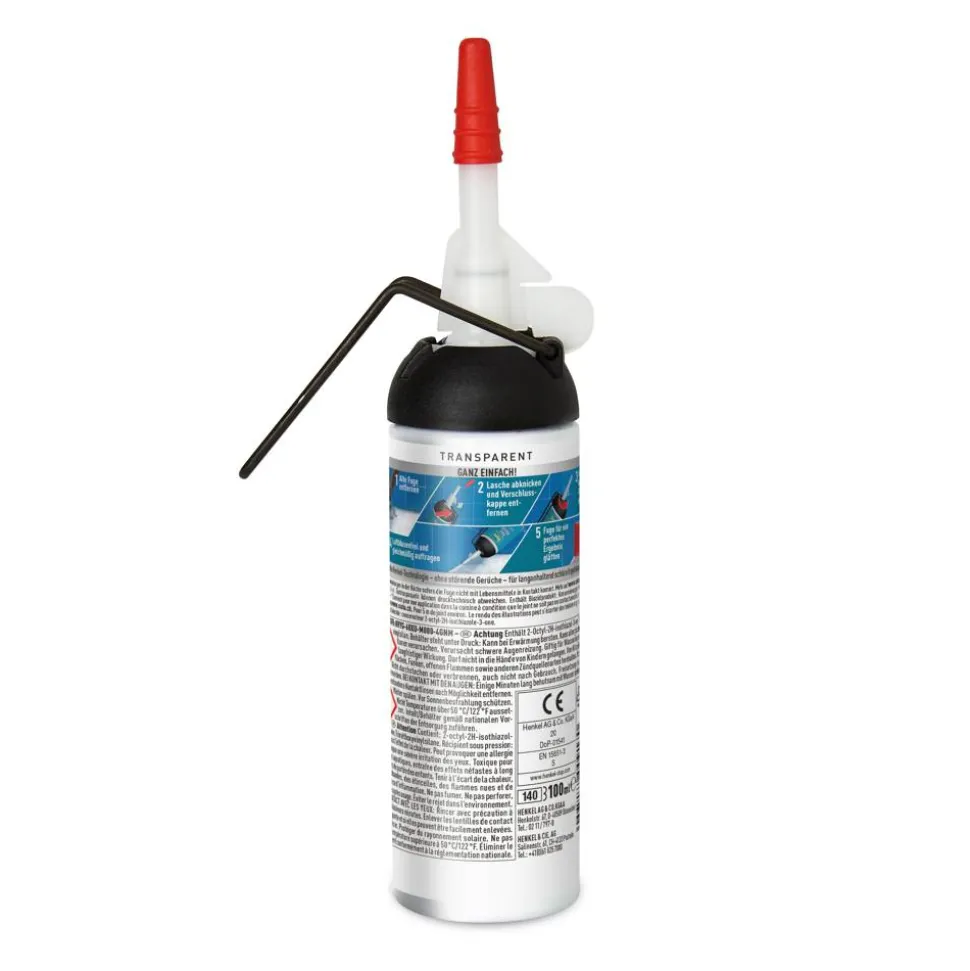 Fugenfüller 'Bad & Küche Silikon' transparent 100 ml