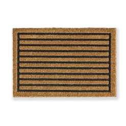 Fußmatte 'Coco Home' braun gestreift 40 x 60 cm