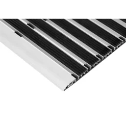 Fußmatte 'Idris' Aluminium 40 x 60 cm