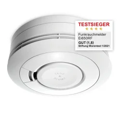 Funkrauchmelder 'Ei650RF' mit 10-Jahres-Batterie