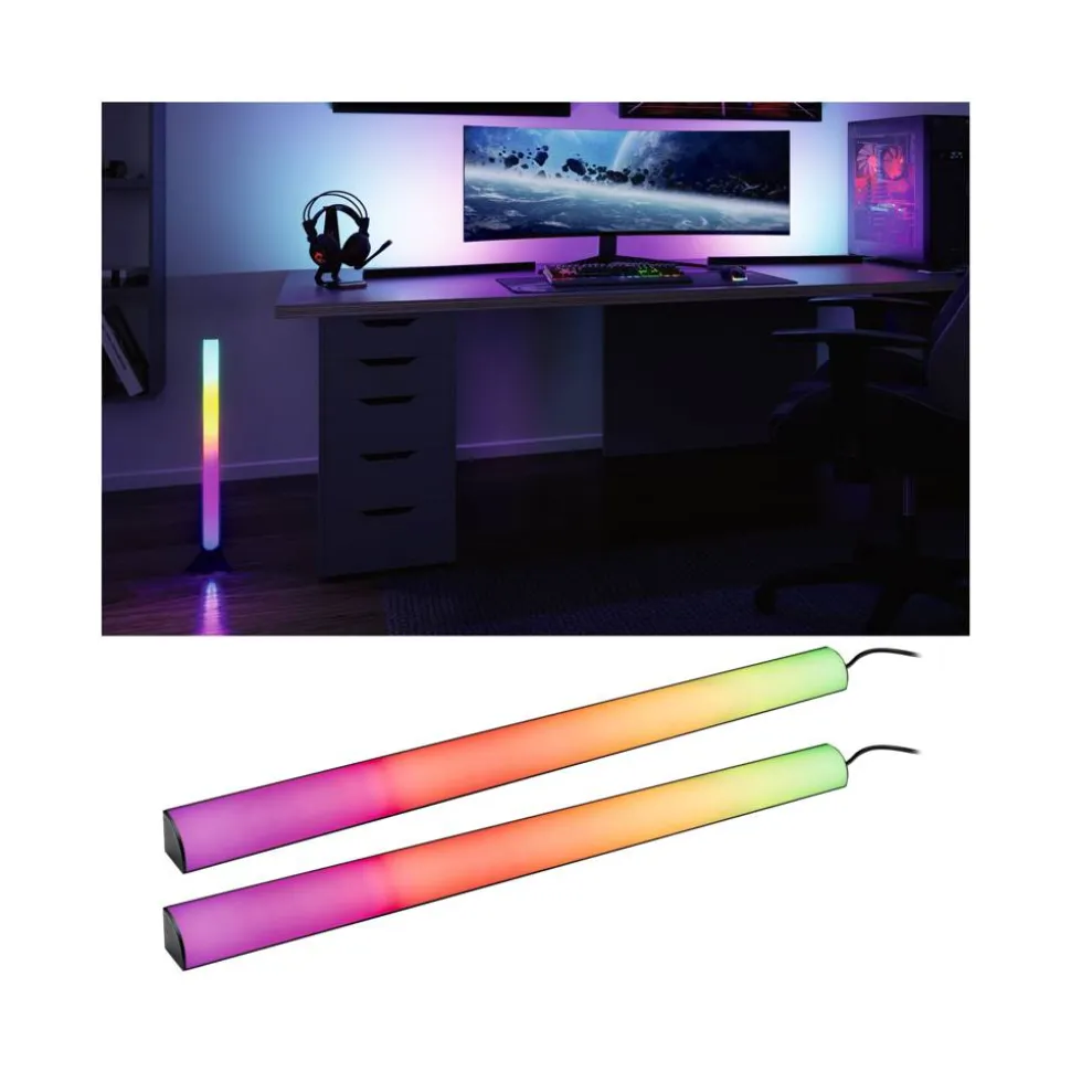 Gaminglicht 'EntertainLED Lightbar Dynamic RGB' 2er Set 2 x 1 W schwarz