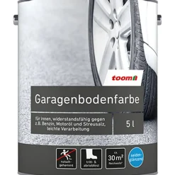 Garagenbodenfarbe silbergrau seidenglänzend 5 l