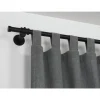 Gardinenstange 'Industrial Home' schwarz Ø 25 x 2400 mm