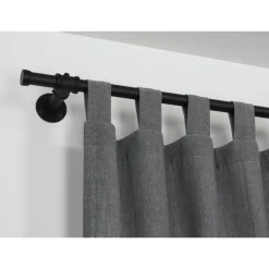 Gardinenstange 'Industrial Home' schwarz Ø 25 x 1600 mm