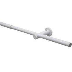 Gardinenstangen-Set 'Sol' weiß 190 - 340 cm