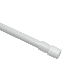Gardinenstange zum Klemmen weiß 100 - 115 cm / 9 mm