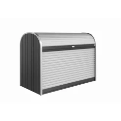 Garten- und Mülltonnenbox 'StoreMax' dunkelgrau metallic 190 x 97 cm